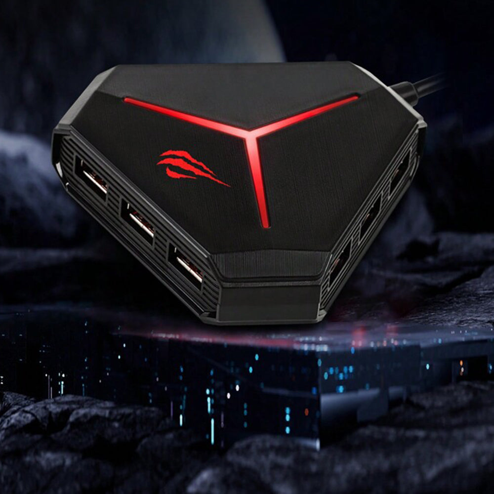 Hub USB HAVIT H95, 10v1, Černý