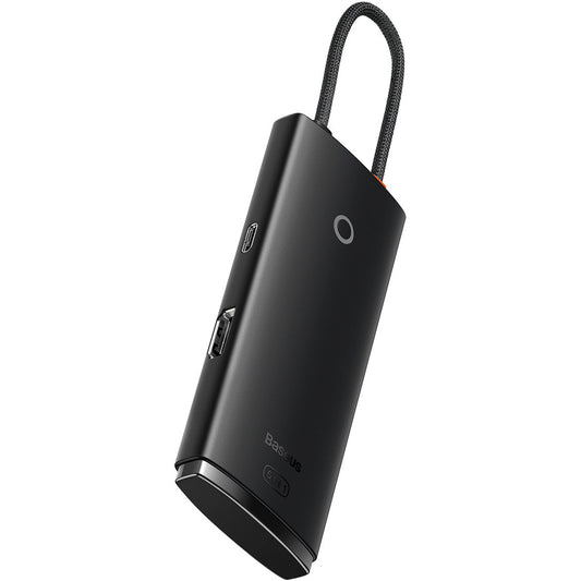USB-C Hub Baseus Lite, 3 x USB-A 3.0 - USB-C - HDMI, Černá WKQX040001