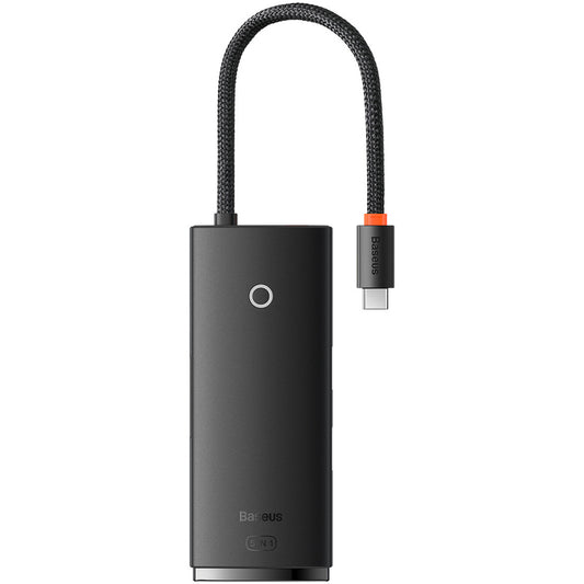 USB-C Hub Baseus Lite, 3 x USB-A 3.0 - USB-C - HDMI, Černá WKQX040001