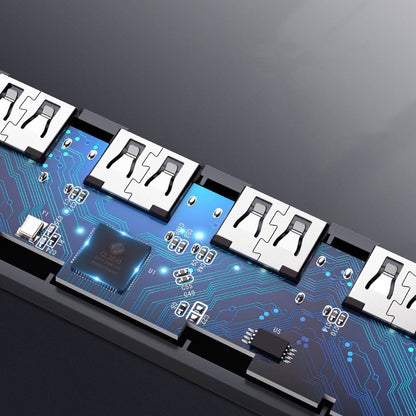 USB hub UGREEN CM219, 4 x USB-A 3.0 - 1 x USB-C, šedý