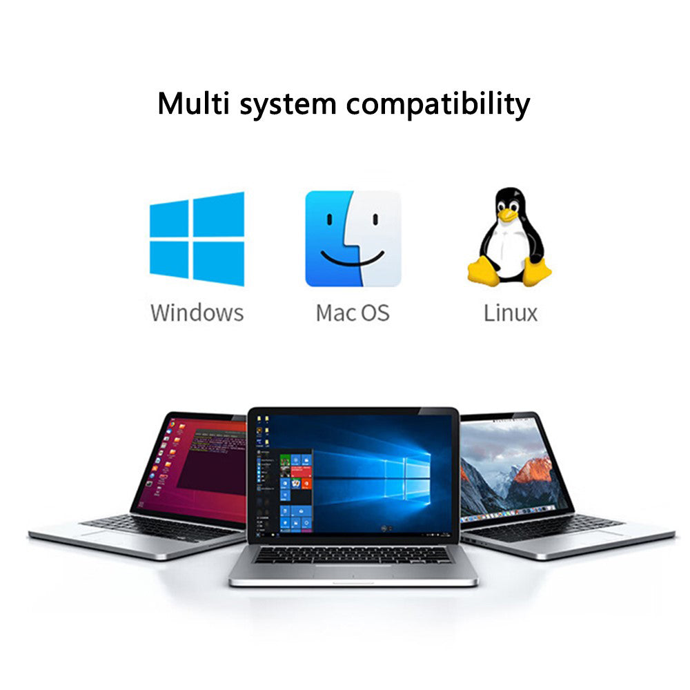 USB / USB-C Yesido HB20, 5in1, Gray