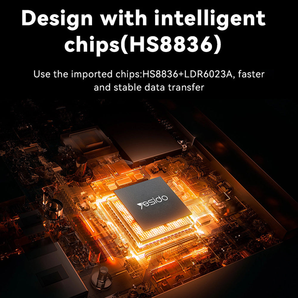 USB / USB-C hub Yesido HB21, 5v1, šedý