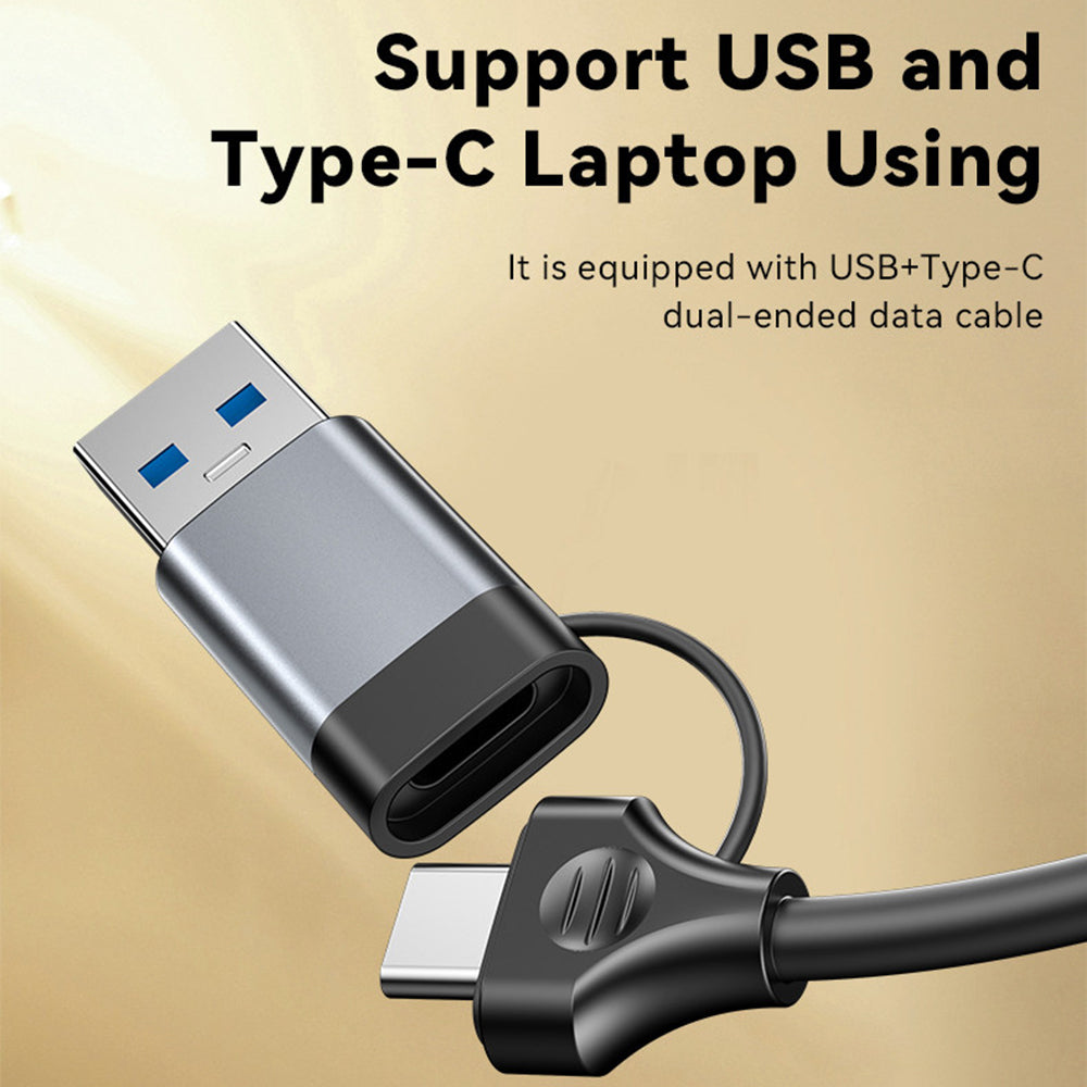USB / USB-C hub Yesido HB21, 5v1, šedý