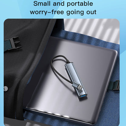 USB hub Yesido HB18, 4v1, Šedý