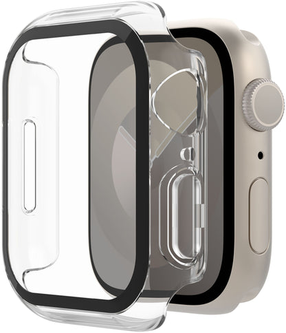 Pouzdro Belkin ScreenForce TemperedCurve pro Apple Watch 44mm / 45mm Series, průhledné OVG004zzCL-REV