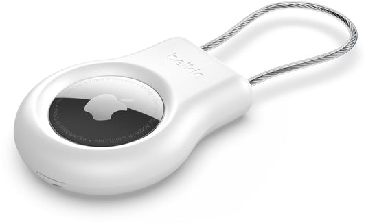 Pouzdro Belkin Wire Cable pro Apple AirTag, bílé MSC009btWH
