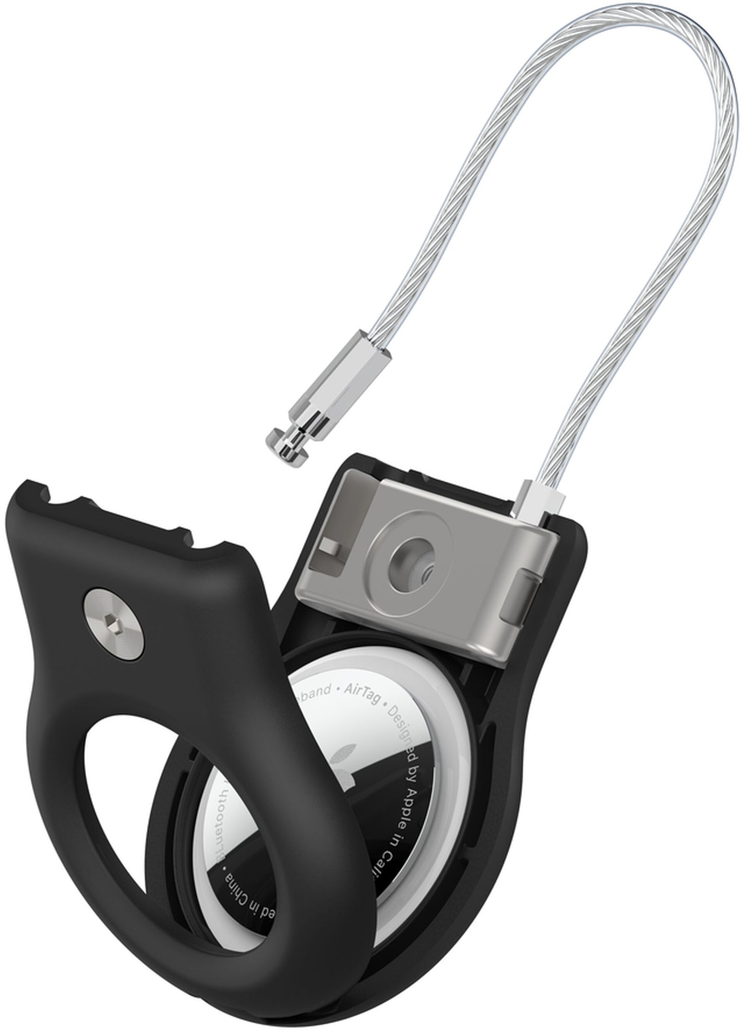 Pouzdro Belkin Wire Cable pro Apple AirTag, černé MSC009btBK