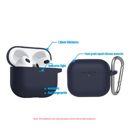 Pouzdro Blueo Liquid pro Apple AirPods 3, modré