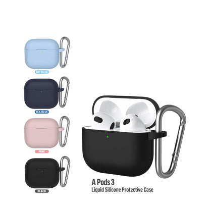 Pouzdro Blueo Liquid pro Apple AirPods 3, modré