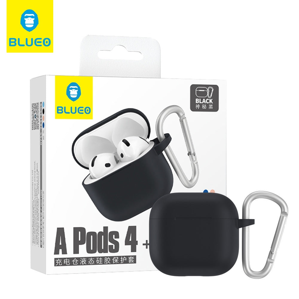 Pouzdro Blueo Liquid pro Apple AirPods 4, černé