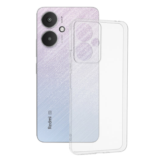 Kryt s ochranou kamery pro Xiaomi Redmi 13C 5G, Techsuit, průhledný, transparentní