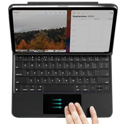Pouzdro s klávesnicí pro Apple iPad (2025) / (2022), ESR, Rebound New, černé