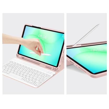 Pouzdro s klávesnicí pro Samsung Galaxy Tab A11+ / Tab A9+, Tech-Protect, SC PEN, Růžová