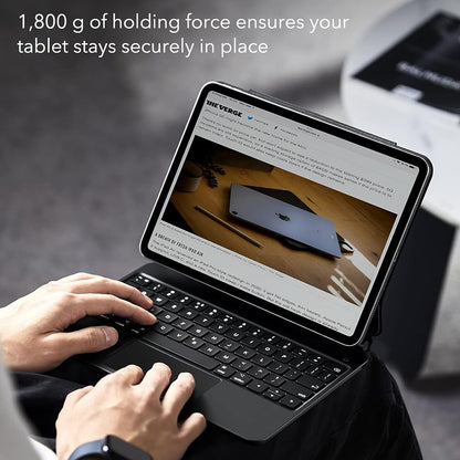 Pouzdro s klávesnicí pro Apple iPad (2025) / (2022), ESR, Rebound, Černá