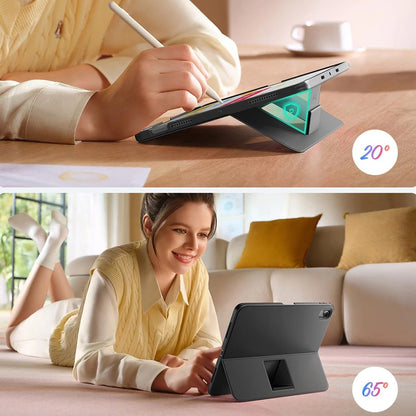 Pouzdro s klávesnicí pro Apple iPad Air 11 (2026) / iPad Air 11 (2025) / Air 11 (2024) / Air (2022) / Air (2020), ESR, Flex, Šedé