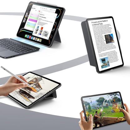Pouzdro s klávesnicí pro Apple iPad Pro 11 (2024), ESR, Shift, Šedé