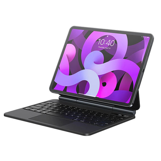 Pouzdro s klávesnicí pro Apple iPad Pro 12.9 (2022) / Pro 12.9 (2021) / Pro 12.9 (2020) / Pro 12.9 (2018), Baseus, Brilliance, šedé