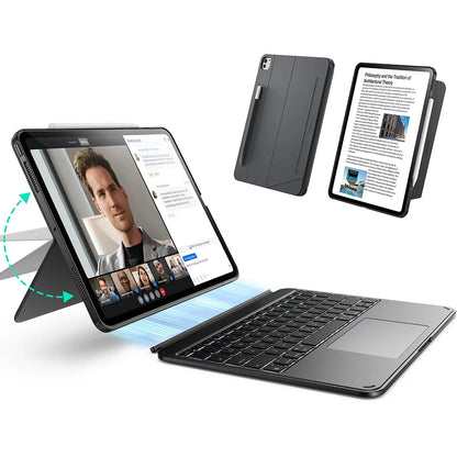 Pouzdro s klávesnicí pro Apple iPad Pro 13 (2024), ESR, Shift, Šedé