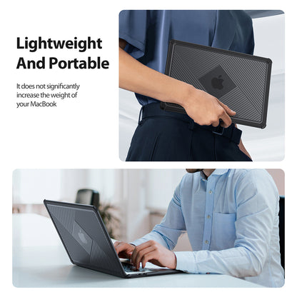 Pouzdro DUX DUCIS LCGH pro Apple MacBook Pro 14palců (2023) / (2021), růžové