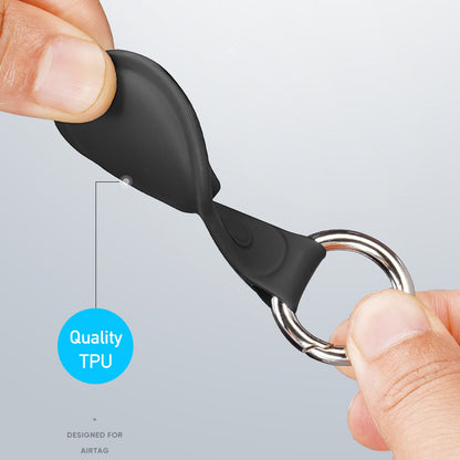 Pouzdro DUX DUCIS Secure pro Apple AirTag, sada 4 kusy, černá / modrá / růžová / zelená
