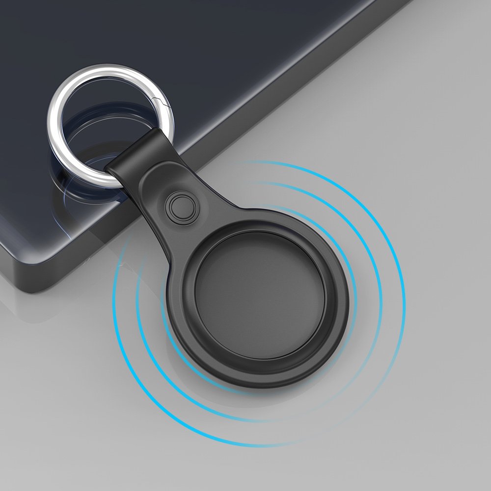 Pouzdro DUX DUCIS Secure pro Apple AirTag, sada 4 kusy, černá / modrá / růžová / zelená