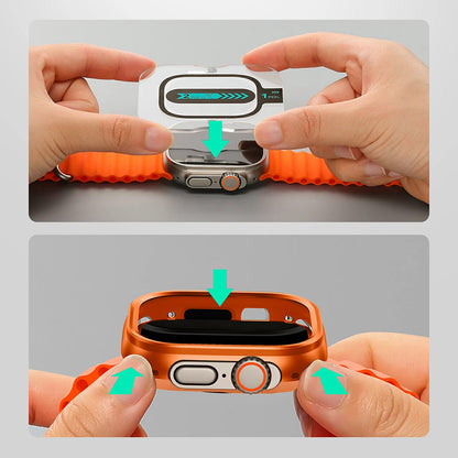 Pouzdro ESR Armorite pro Apple Watch Ultra Series, Šedé