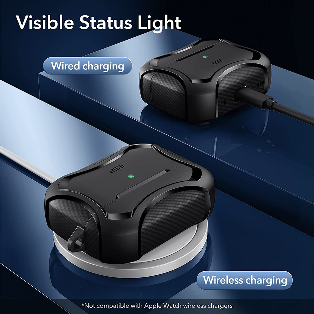 Pouzdro ESR Cyber Armor Tough pro Apple AirPods Pro Series, černé