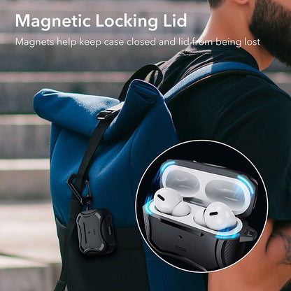 Pouzdro ESR Cyber Armor Tough pro Apple AirPods Pro Series, černé