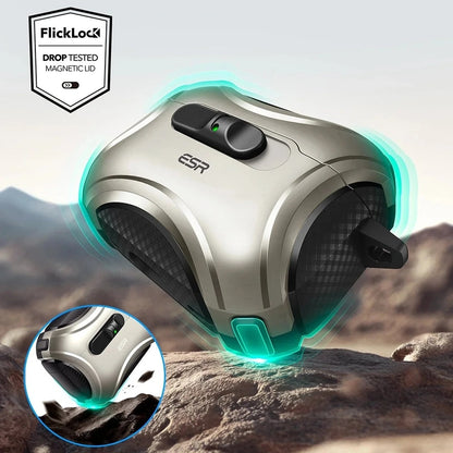 Pouzdro ESR Cyber FlickLock pro Apple AirPods Pro 3, Šedé