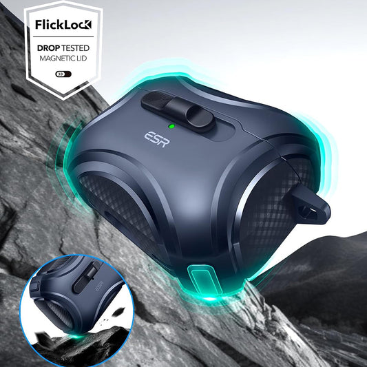 Pouzdro ESR Cyber pro Apple AirPods Pro Series, Modrá