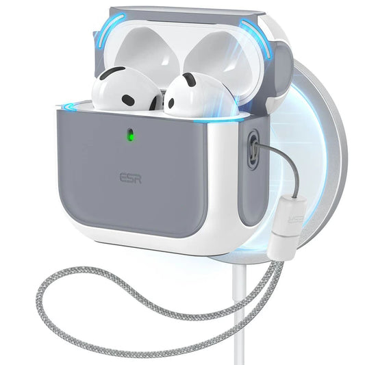 Pouzdro ESR Orbit Hybrid pro Apple AirPods 4, Bílá