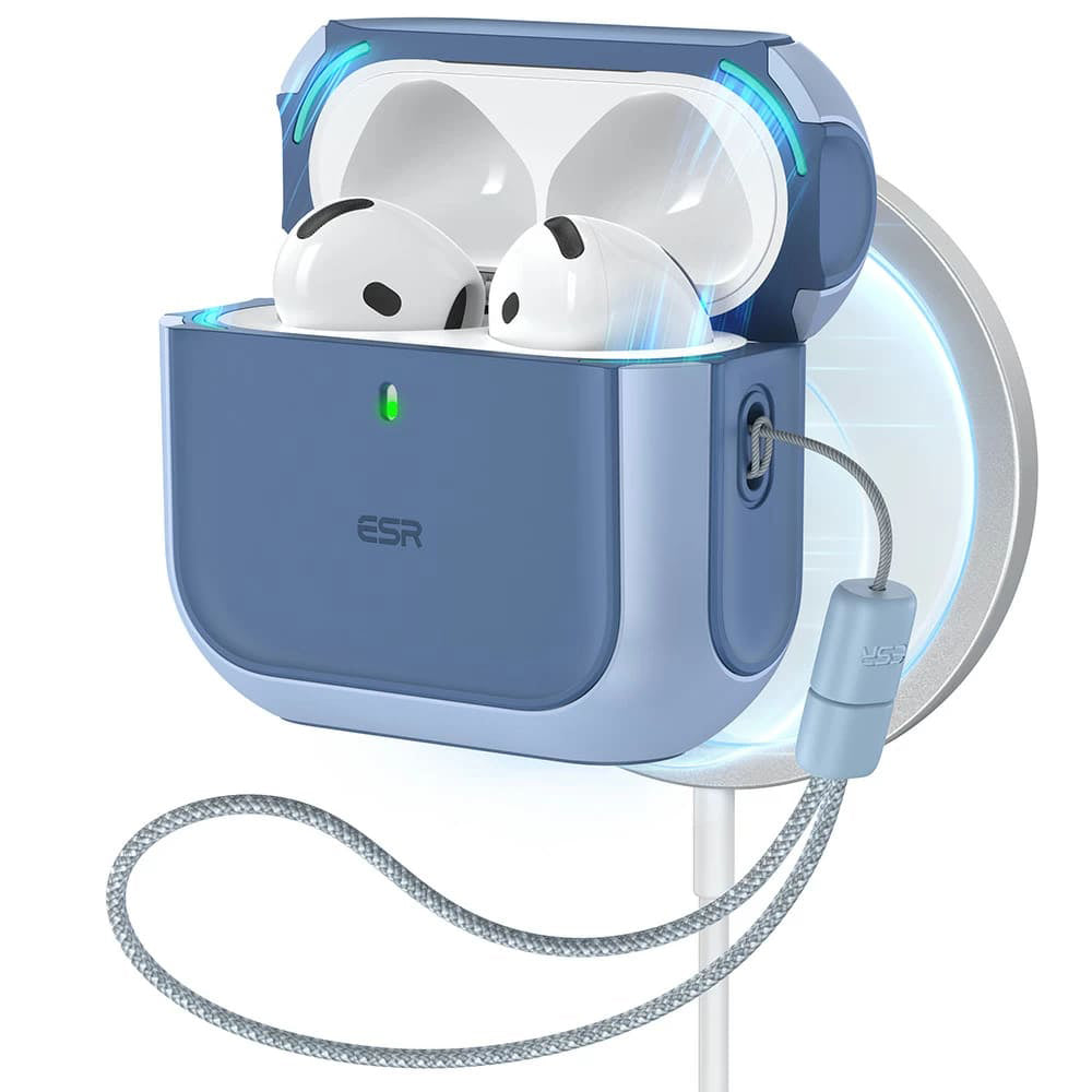 Pouzdro ESR Orbit Hybrid pro Apple AirPods 4, modré