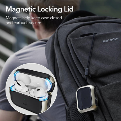 Pouzdro ESR Orbit Hybrid pro Apple AirPods 4, Fialové