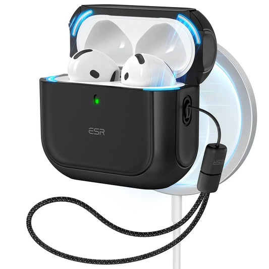 Pouzdro ESR Orbit Hybrid pro Apple AirPods 4, Černé