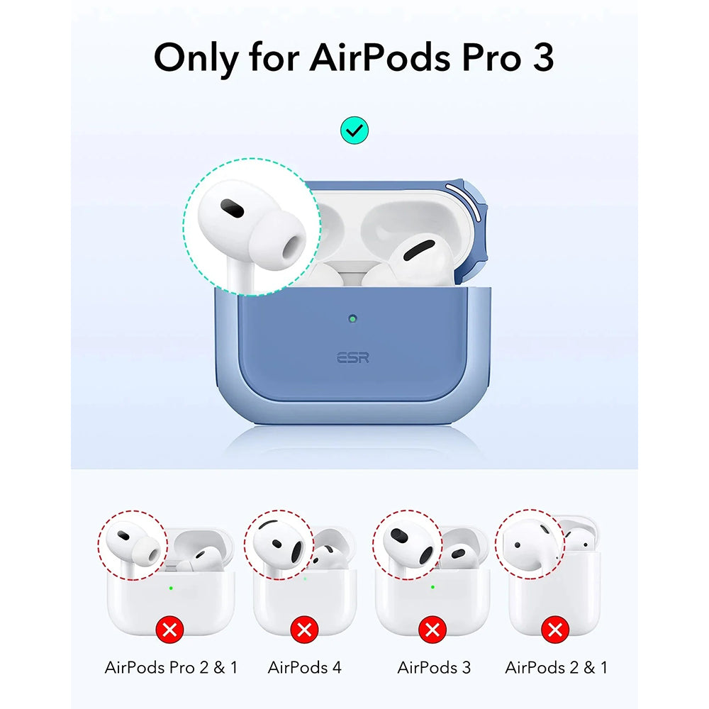 Pouzdro ESR Orbit Hybrid pro Apple AirPods Pro 3, modré