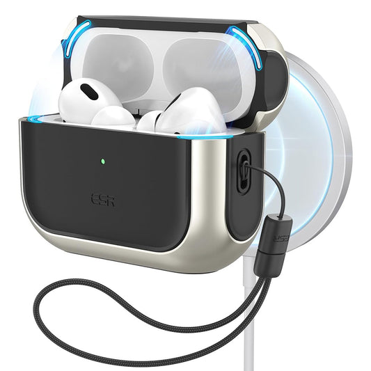 Pouzdro ESR Orbit Hybrid pro Apple AirPods Pro Series, šedé