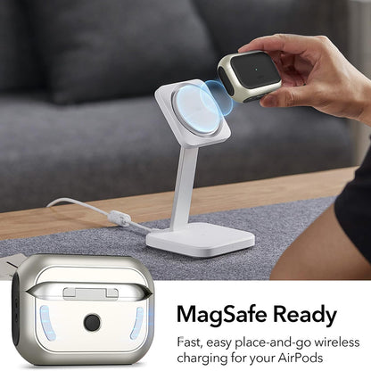 ESR Orbit Hybrid Case for Apple AirPods Pro Series, Gray