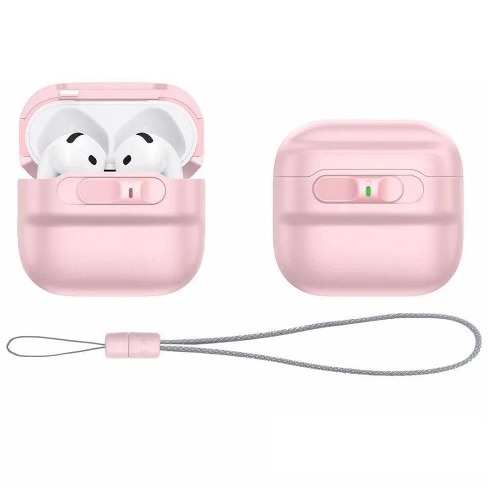 Pouzdro ESR Pulse pro Apple AirPods 4, Růžové