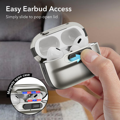 Pouzdro ESR Pulse pro Apple AirPods Pro Series, Šedé