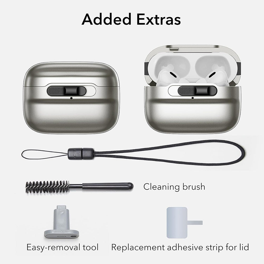 Pouzdro ESR Pulse pro Apple AirPods Pro Series, Šedé