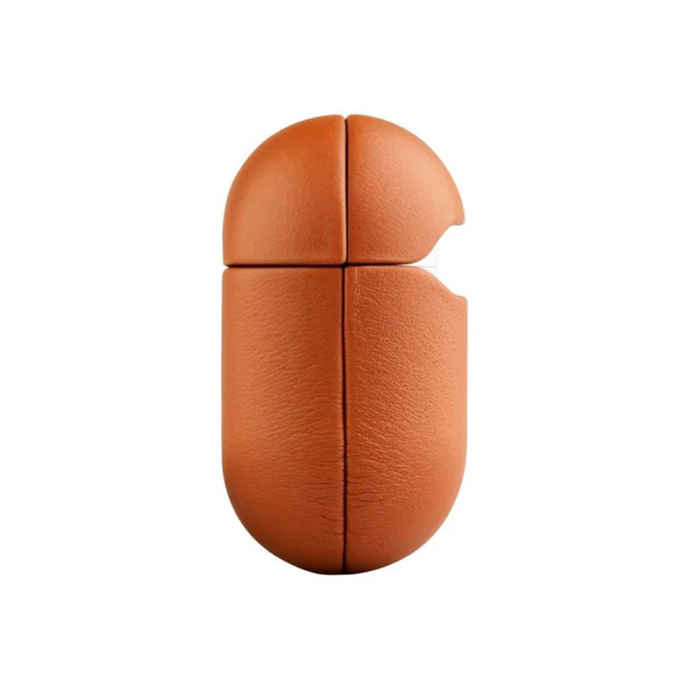 Pouzdro Fixed PodsLeather pro Apple AirPods 4, hnědé