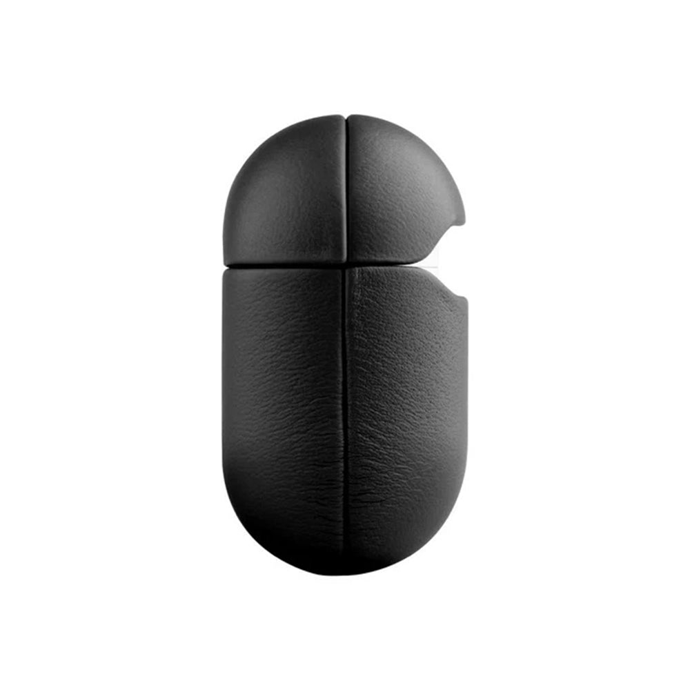Pouzdro Fixed PodsLeather pro Apple AirPods 4, Černá