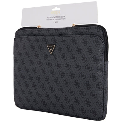 Guess 4G Triangle Logo Case for 14-inch Laptop, Black