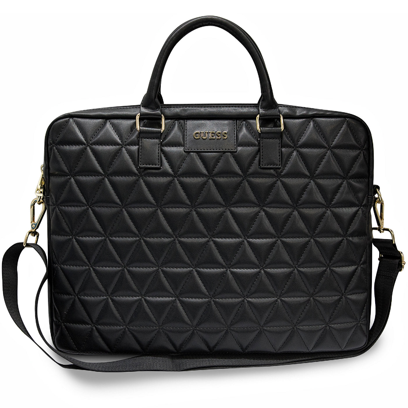 Taška Guess Quilted pro laptop 15 palců, černá