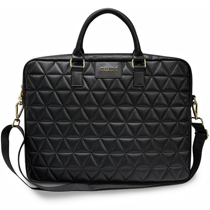 Taška Guess Quilted pro laptop 15 palců, černá