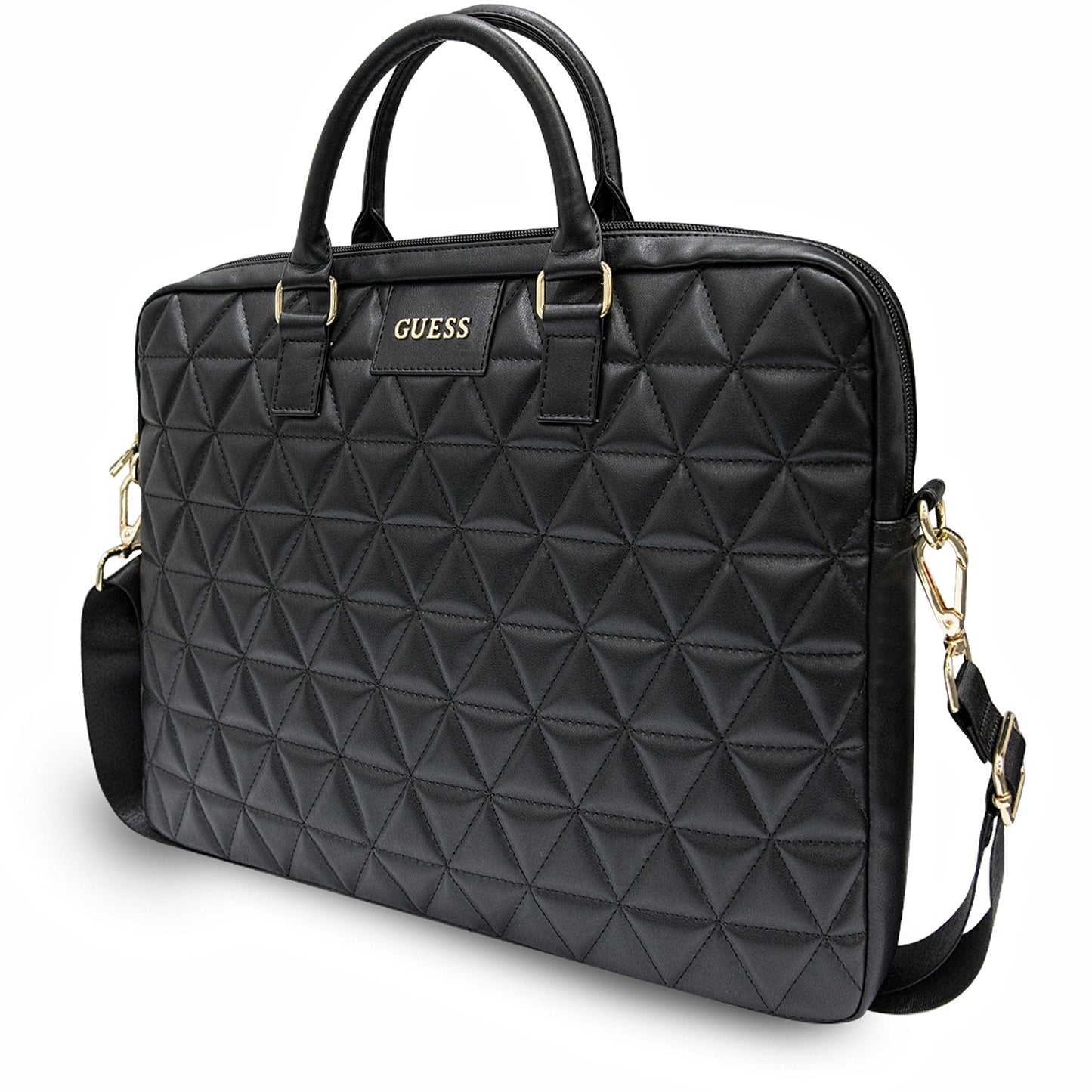Taška Guess Quilted pro laptop 15 palců, černá