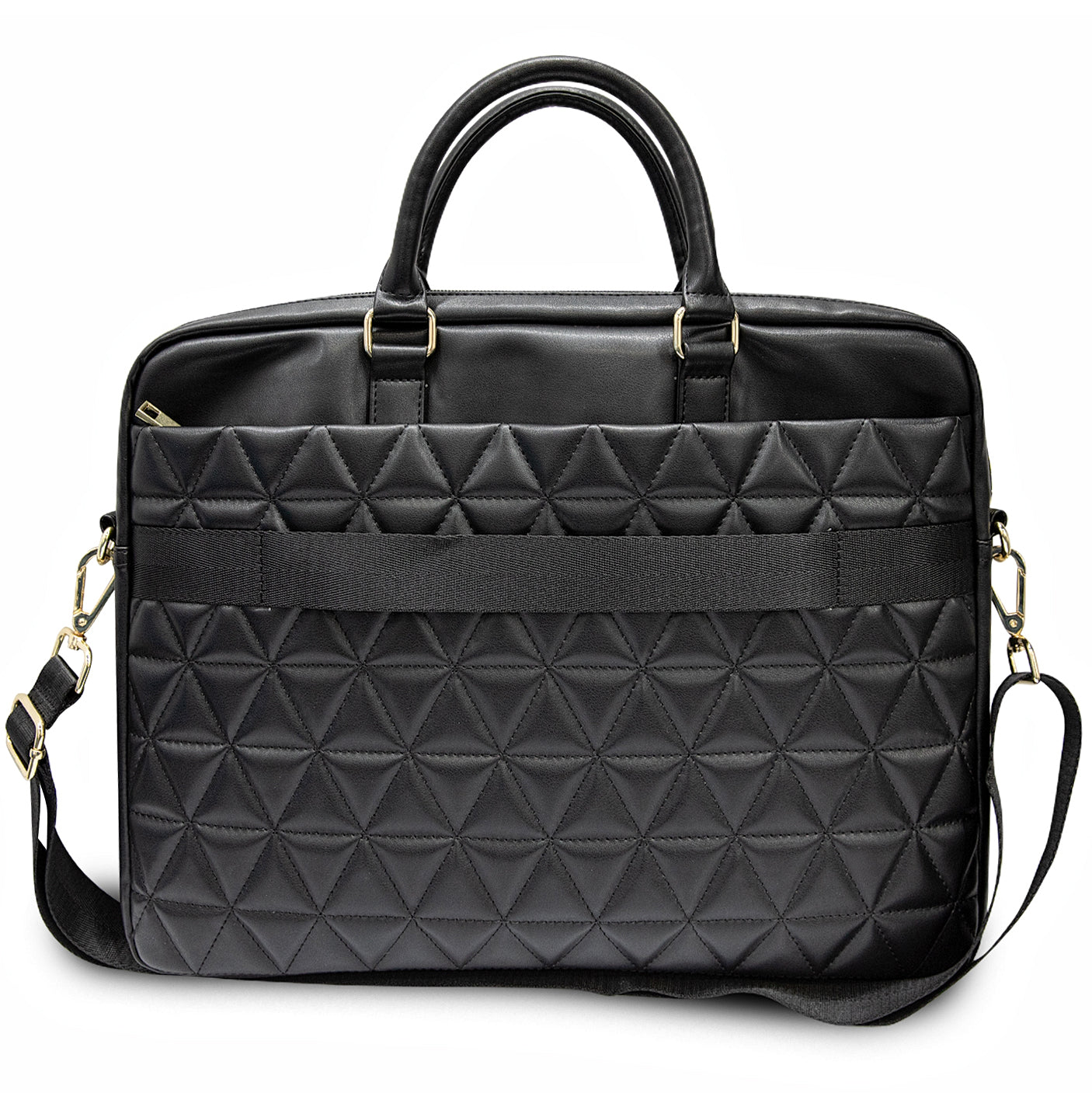 Taška Guess Quilted pro laptop 15 palců, černá