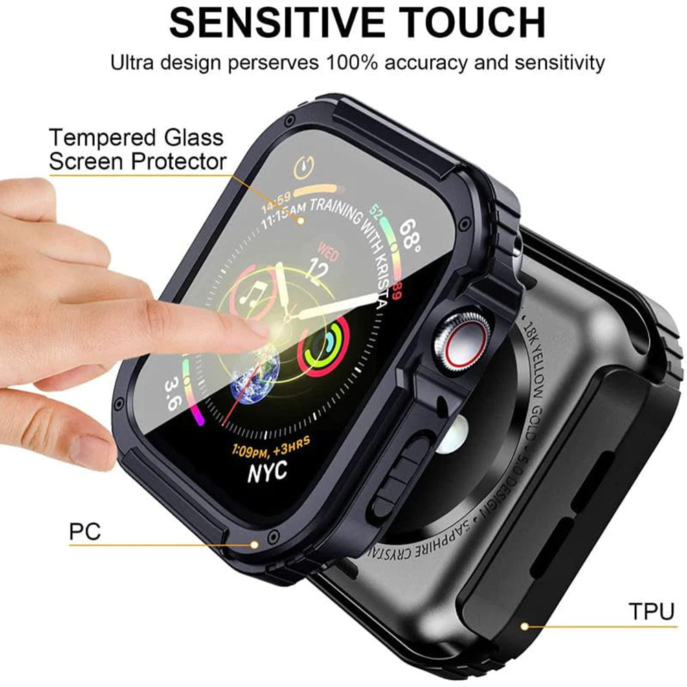 Pouzdro Lito Armor 360 pro Apple Watch 38mm Series, modré