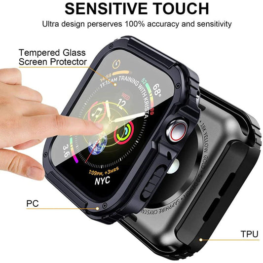 Pouzdro Lito Armor 360 pro Apple Watch 38mm Series, modré