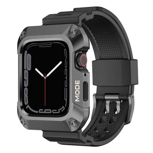 Popruh Lito RuggedArmor pro Apple Watch 44mm Series, Šedý